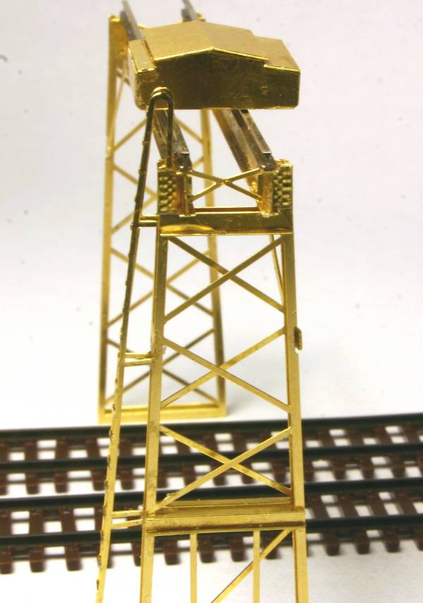 Etched Brass Team Track Crane